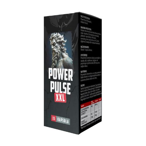 Power Pulse XXL na prirodnom podijumu sa korijenom ženšena